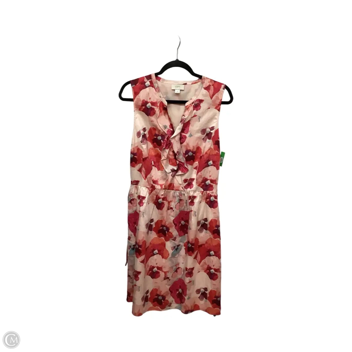 Dress Party Short By Loft In Floral Print, Size: 12