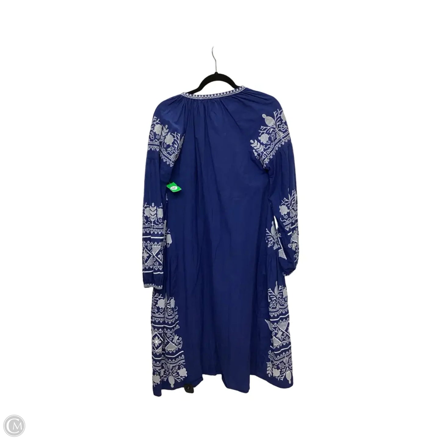 Dress Casual Midi By Clothes Mentor In Blue, Size: L