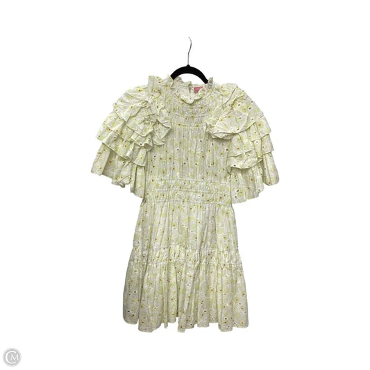 Dress Casual Short By Clothes Mentor In Yellow, Size: M
