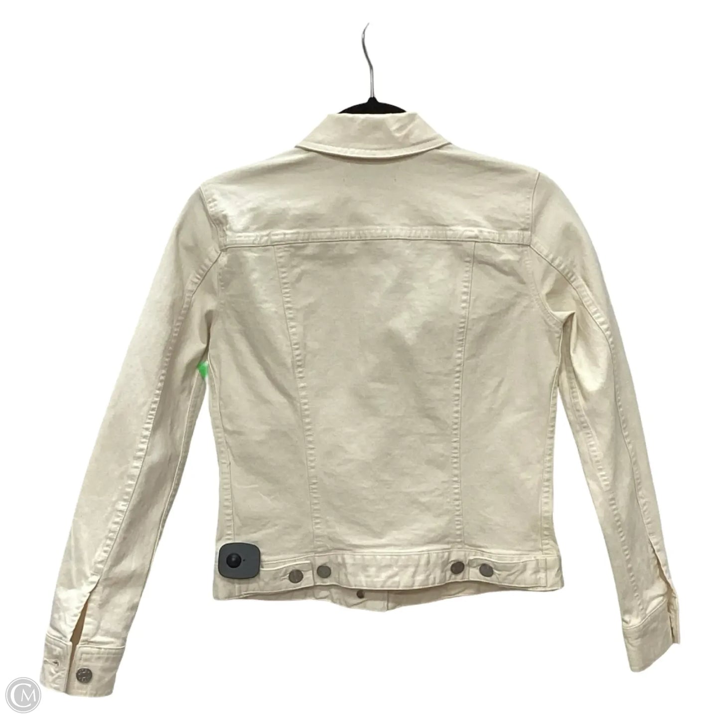 Jacket Denim By J. Crew In Cream, Size: Xs