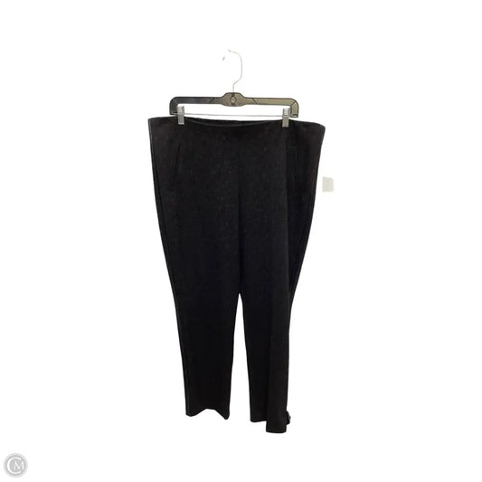 Pants Cropped By Chicos In Animal Print, Size: Xlp