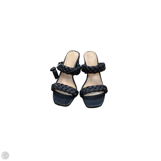Sandals Heels Block By Sincerely Jules In Black, Size: 7.5