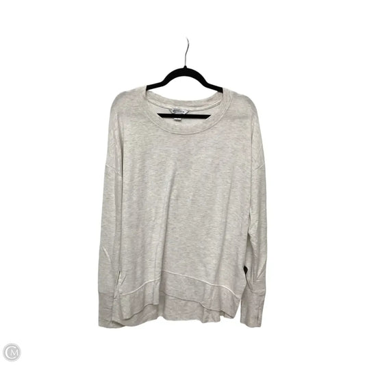 Athletic Jacket By Athleta In Grey, Size: L
