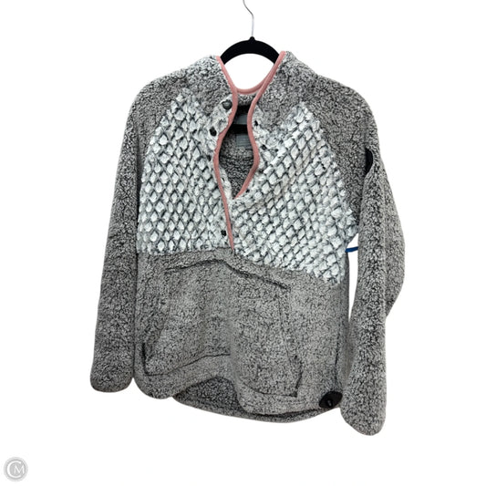 Sweatshirt Crewneck By Simply Southern In Grey, Size: L