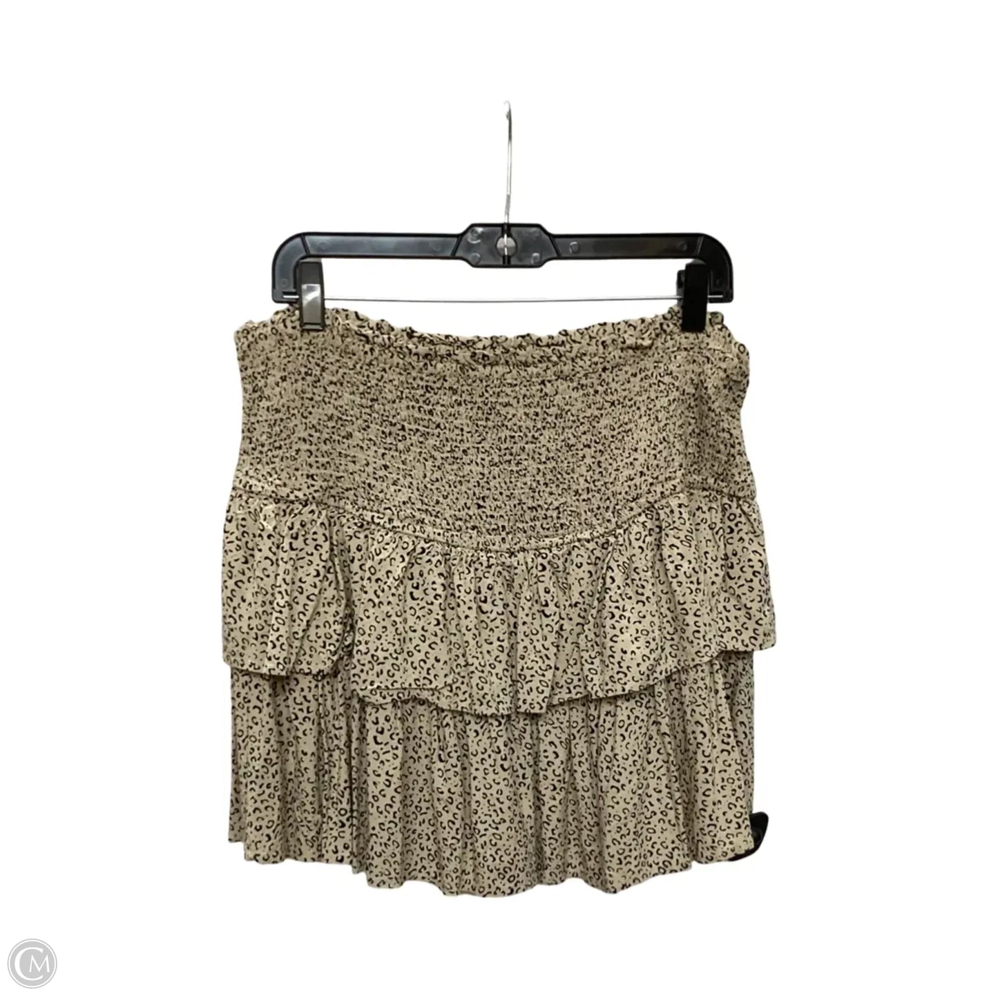 Skirt Mini & Short By Japna In Animal Print, Size: Xl