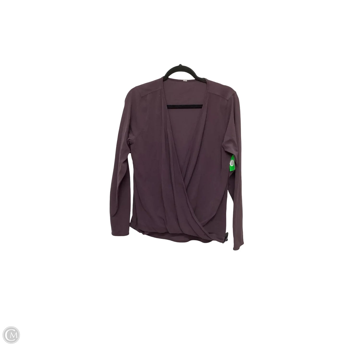 Athletic Top Long Sleeve Collar By Lululemon In Purple, Size: 10
