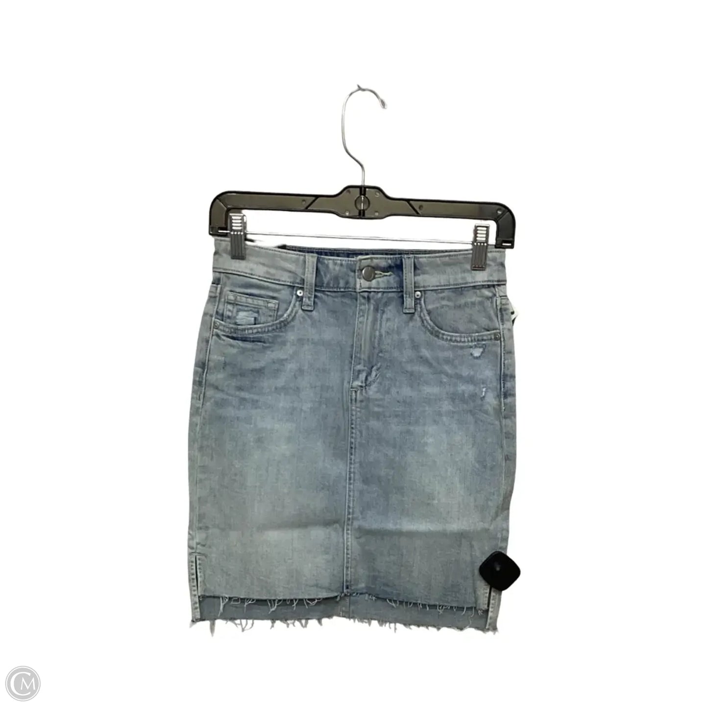 Designer Skirt Mini & Short By Joes Jeans In Blue Denim, Size: 0