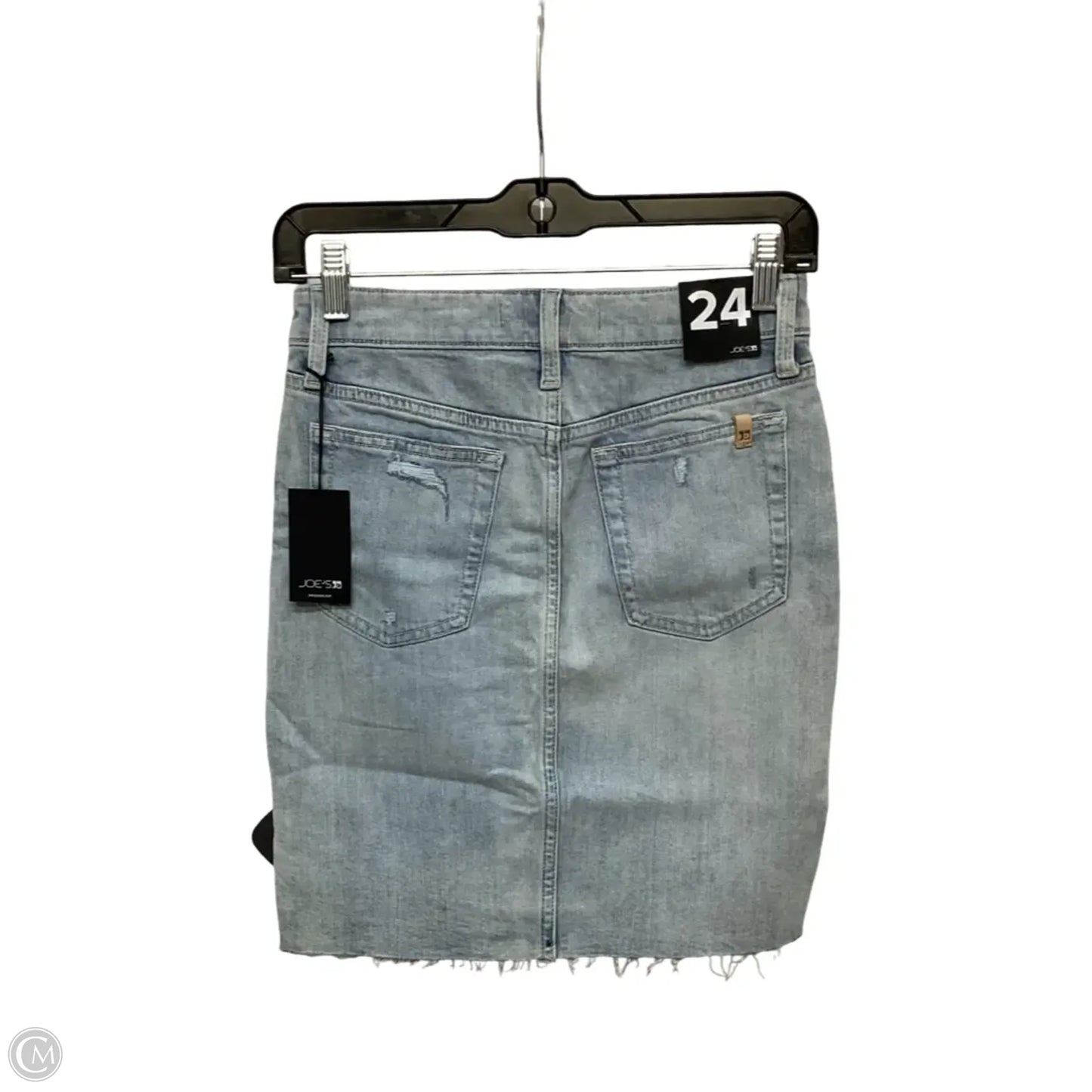 Designer Skirt Mini & Short By Joes Jeans In Blue Denim, Size: 0
