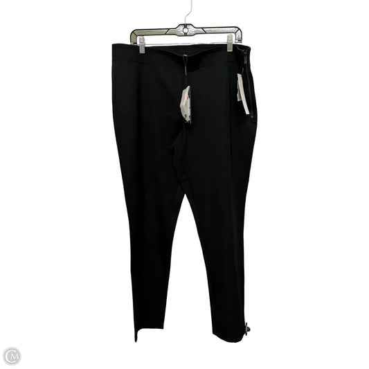Pants Designer By Karl Lagerfeld In Black, Size: Xl