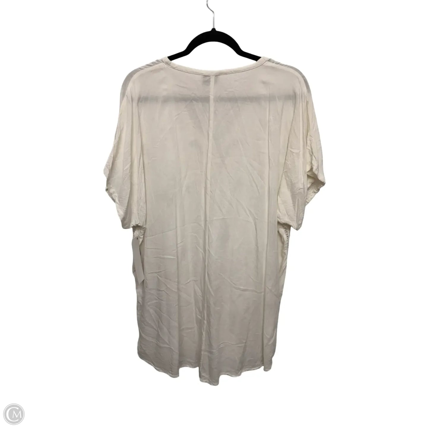 Designer Blouse Short Sleeve By Show Me Your Mumu In White, Size: S