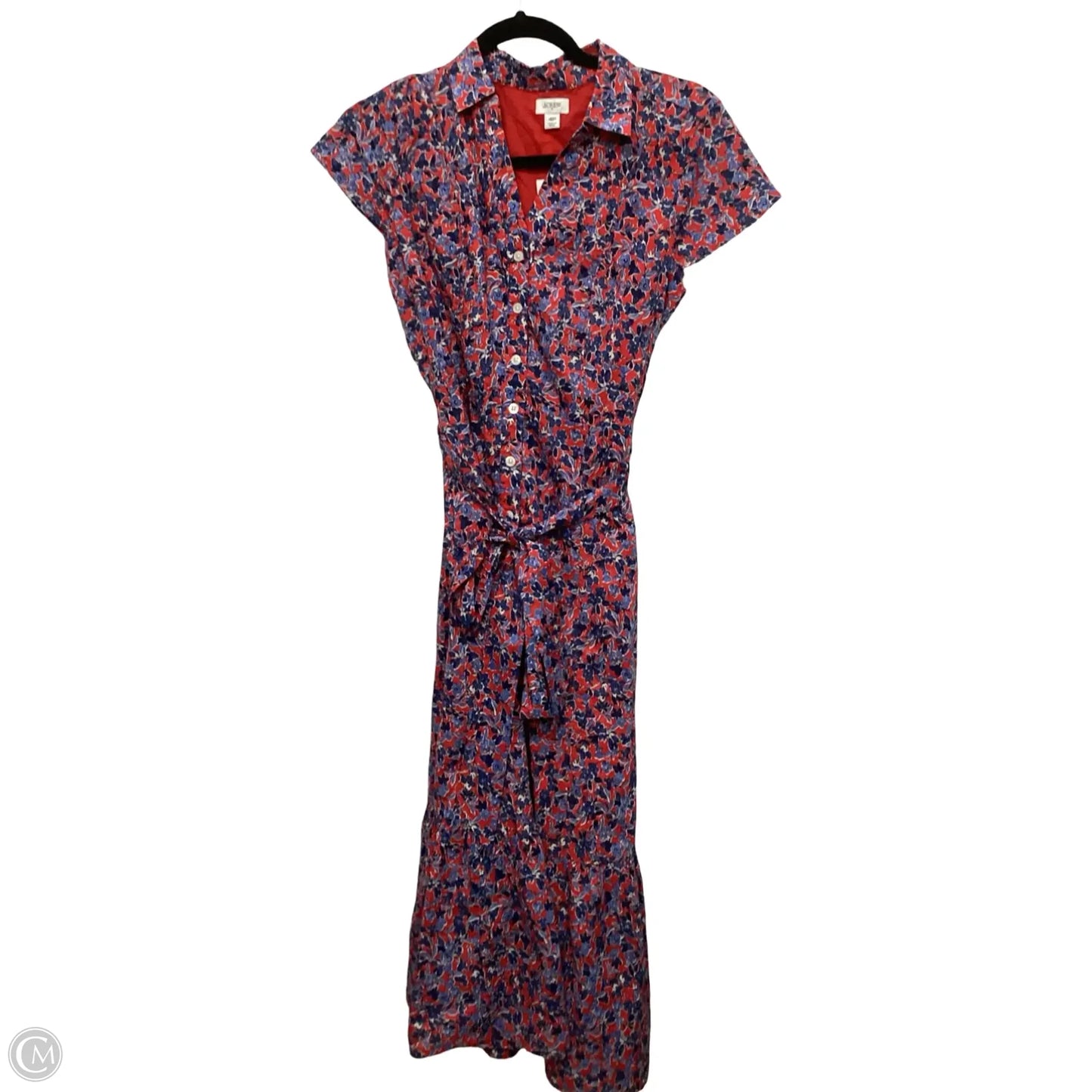 Dress Casual Midi By J. Crew In Floral Print, Size: 4p