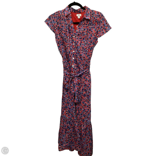 Dress Casual Midi By J. Crew In Floral Print, Size: 4p