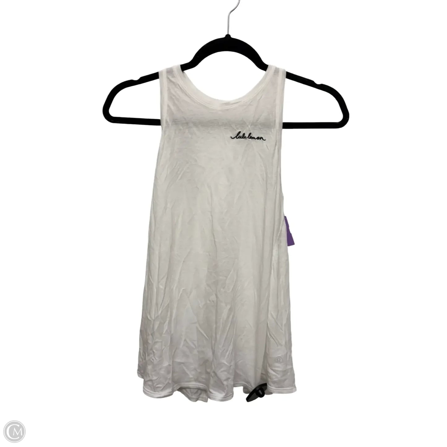 Athletic Tank Top By Lululemon In White, Size: 2