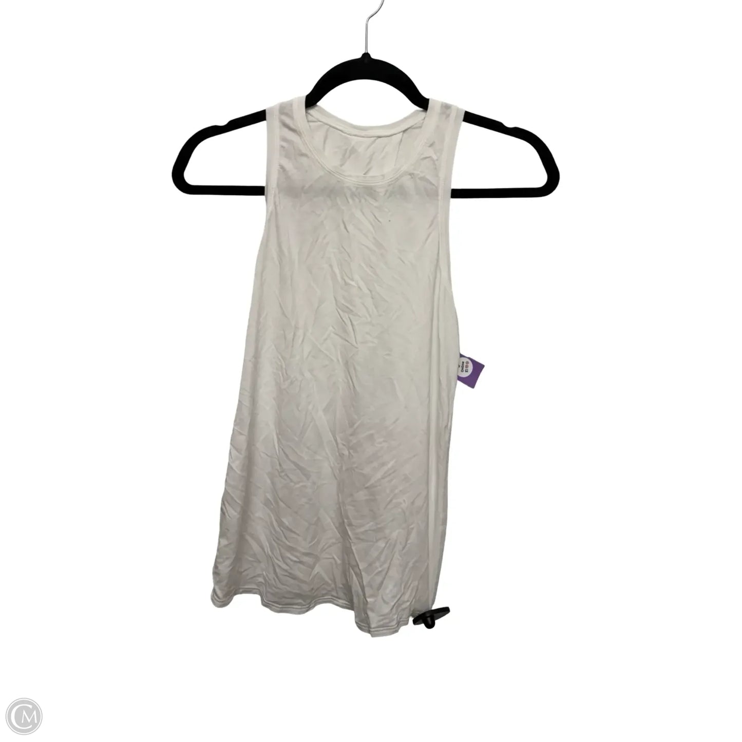 Athletic Tank Top By Lululemon In White, Size: 2