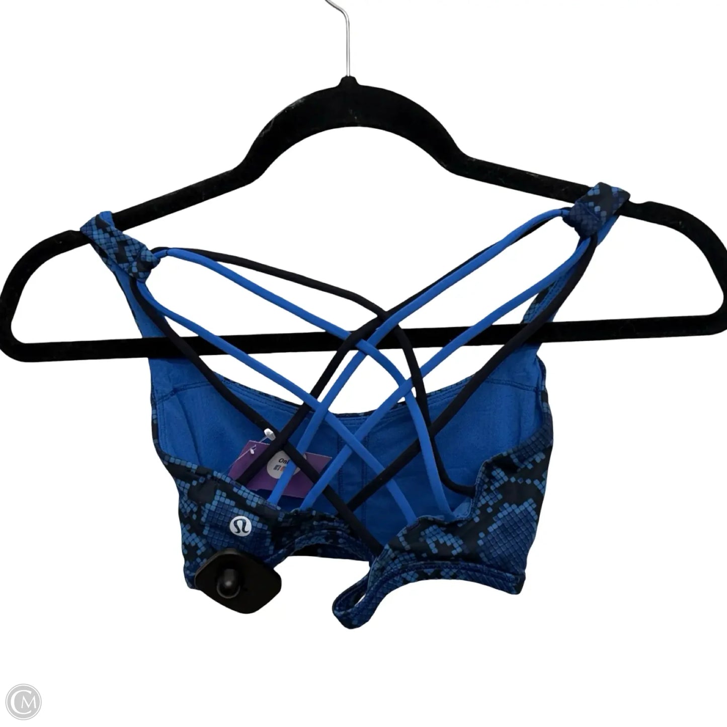 Athletic Bra By Lululemon In Blue, Size: 4
