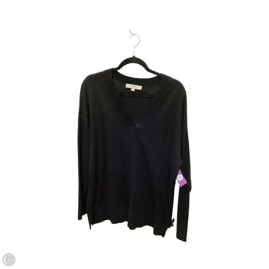 Sweater By Loft In Black, Size: L