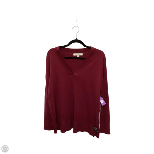 Sweater By Loft In Red, Size: L