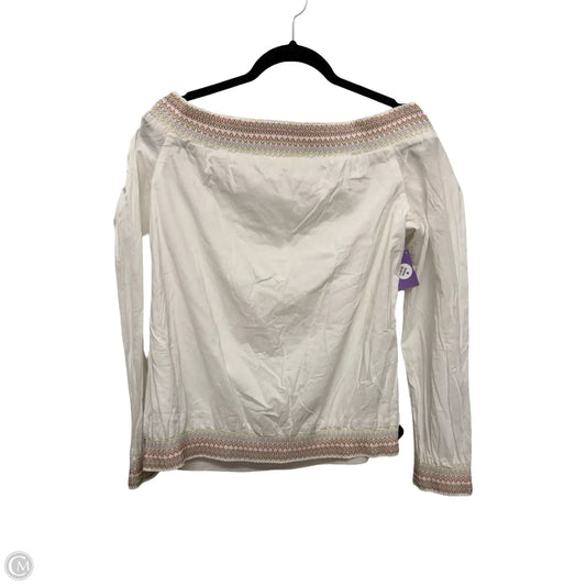 Blouse Designer By Lilly Pulitzer In White, Size: M