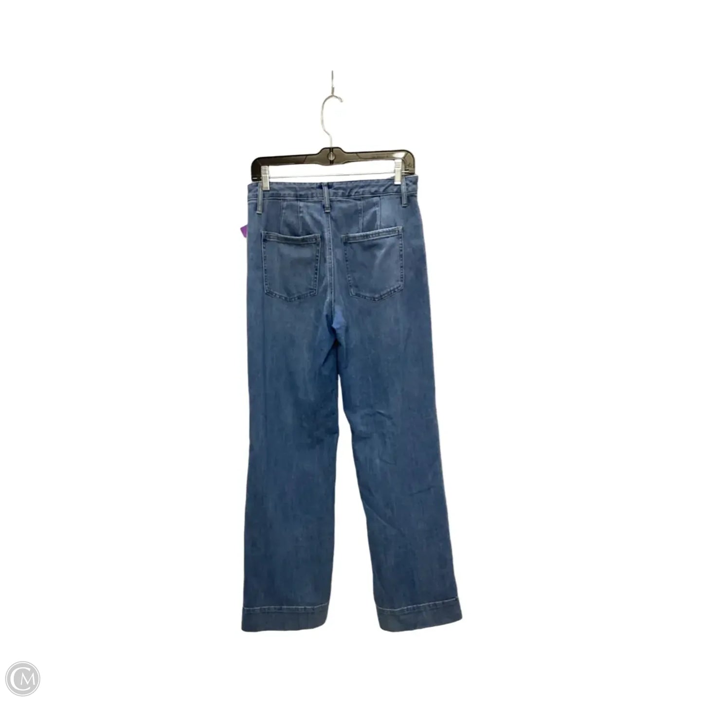 Jeans Wide Leg By Chicos In Blue Denim, Size: 0