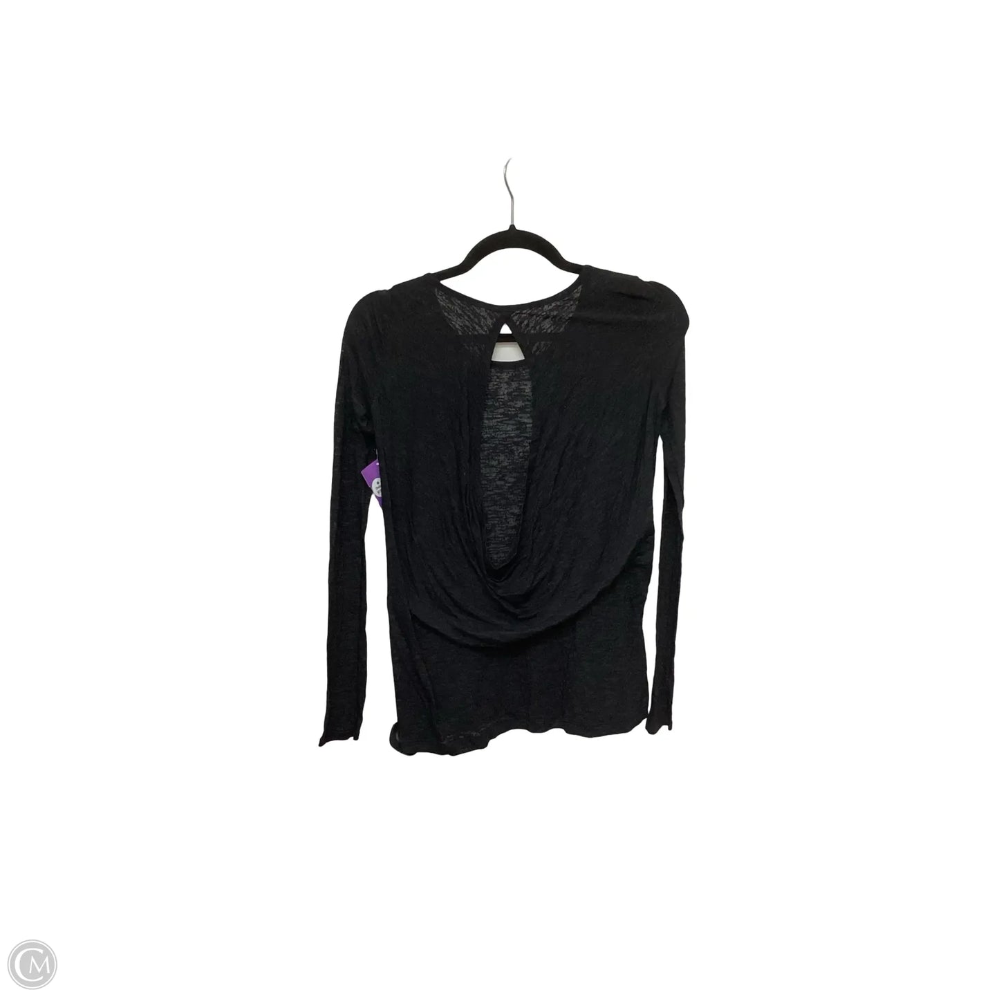 Athletic Top Long Sleeve Crewneck By Lululemon In Black, Size: 2