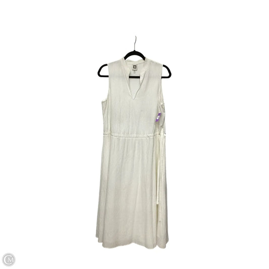 Dress Casual Midi By Anne Klein In White, Size: 10