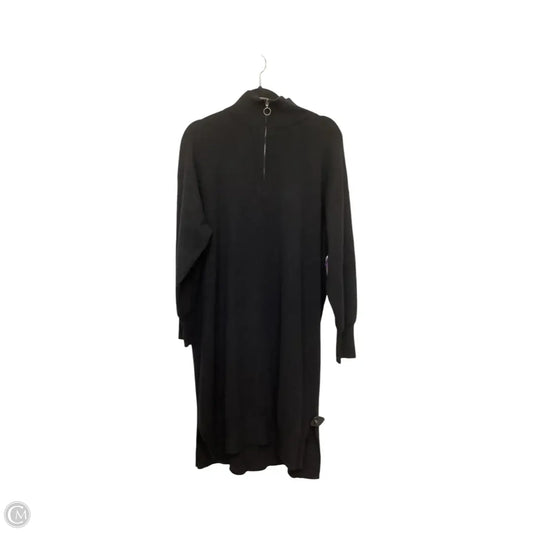 Dress Sweater By Ava & Viv In Black, Size: 1x