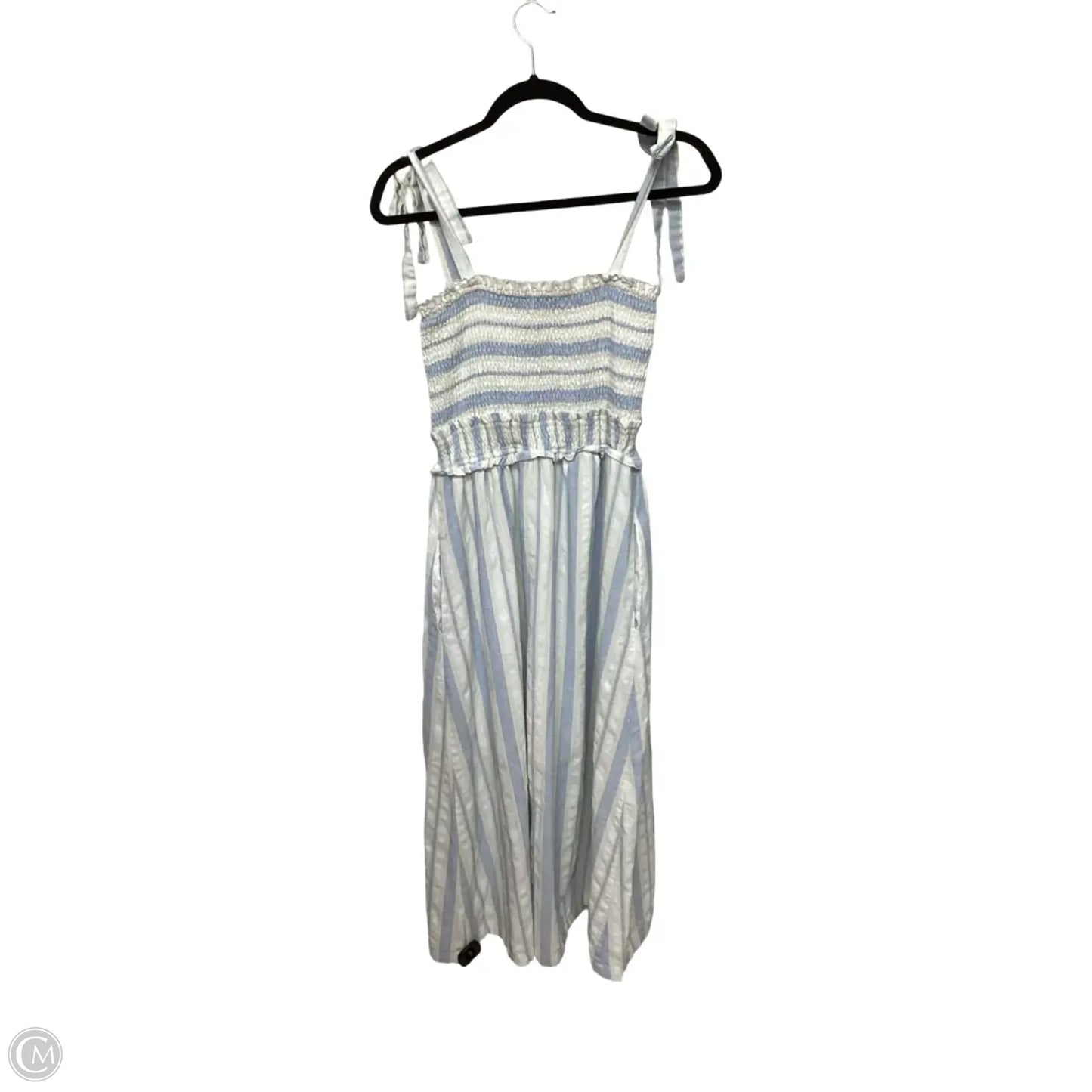 Dress Casual Midi By Cmb In Striped Pattern, Size: S