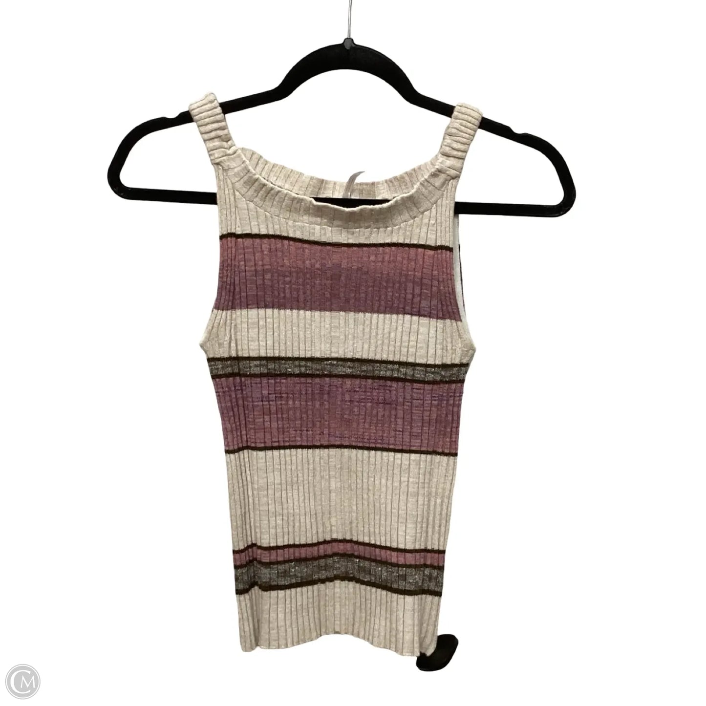 Blouse Sleeveless By Free People In Striped Pattern, Size: S