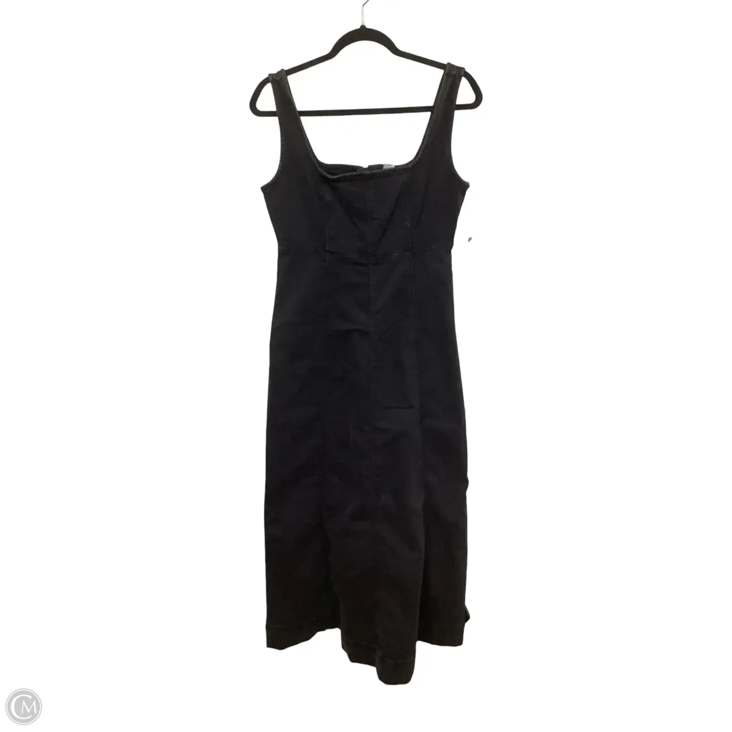 Dress Casual Midi By Old Navy In Black Denim, Size: Xs