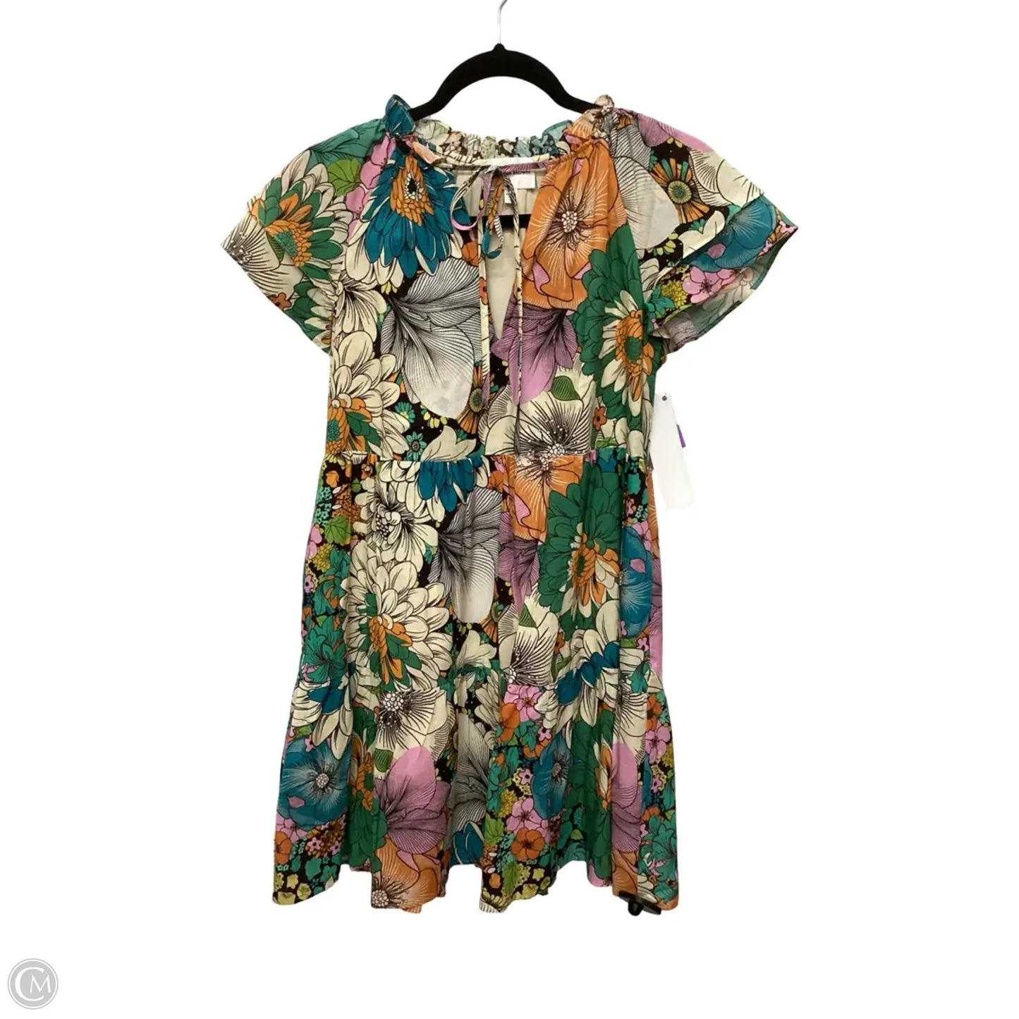 Dress Casual Short By Clothes Mentor In Floral Print, Size: S