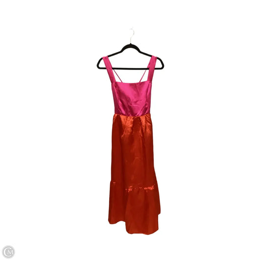 Dress Casual Midi By B.right In Red, Size: L