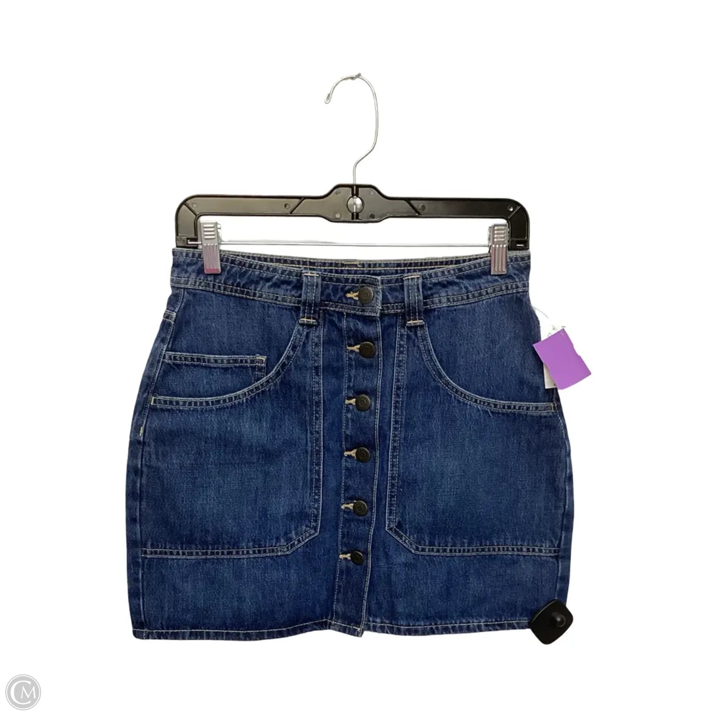 Skirt Mini & Short By Old Navy In Blue Denim, Size: 0