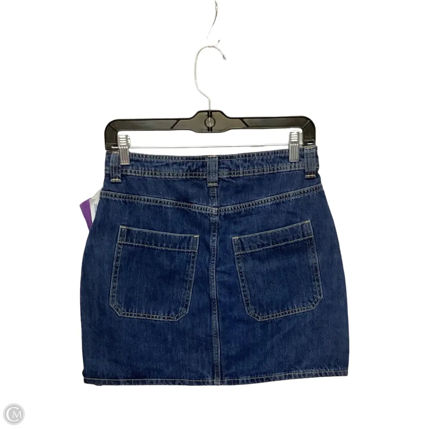 Skirt Mini & Short By Old Navy In Blue Denim, Size: 0
