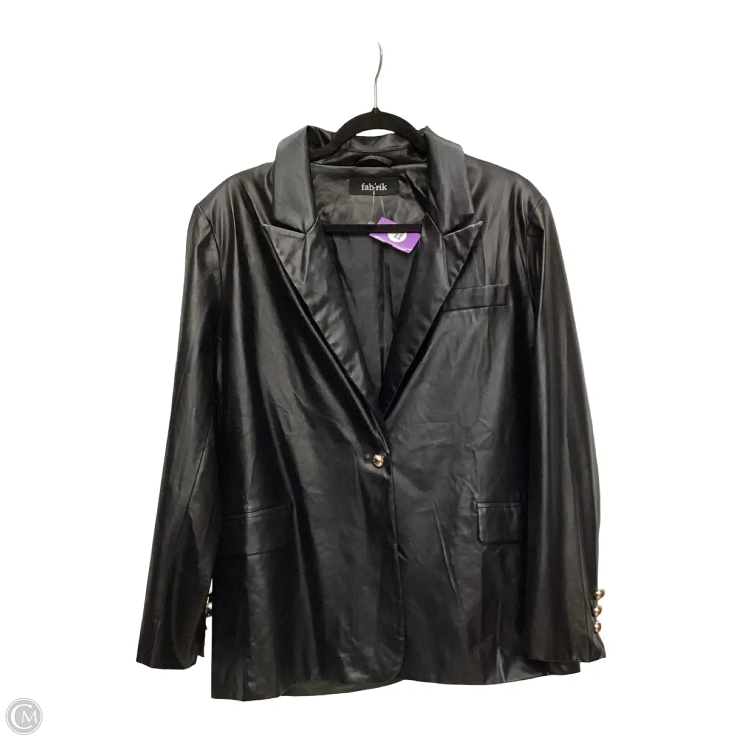 Blazer By Fabrik In Black, Size: L