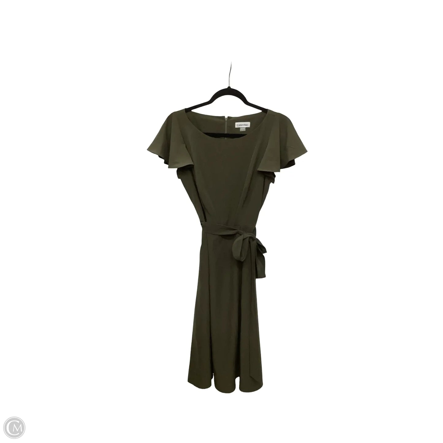 Dress Casual Short By Calvin Klein In Green, Size: 6