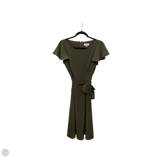 Dress Casual Short By Calvin Klein In Green, Size: 6