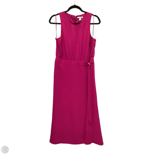 Dress Casual Midi By Nine West In Pink, Size: M