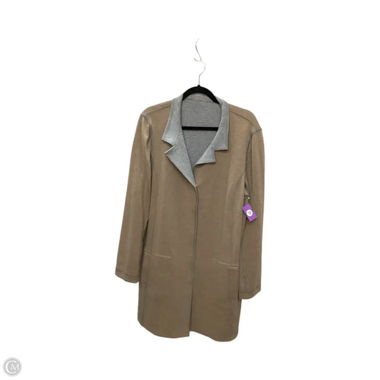 Cardigan By Worth Ny In Tan, Size: Xl