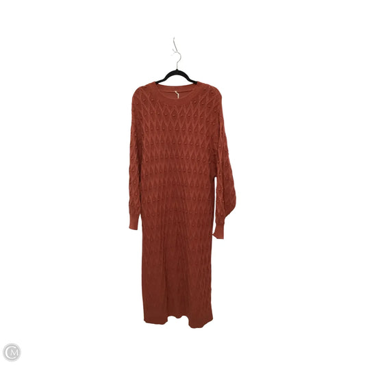 Dress Sweater By Free People In Red, Size: M
