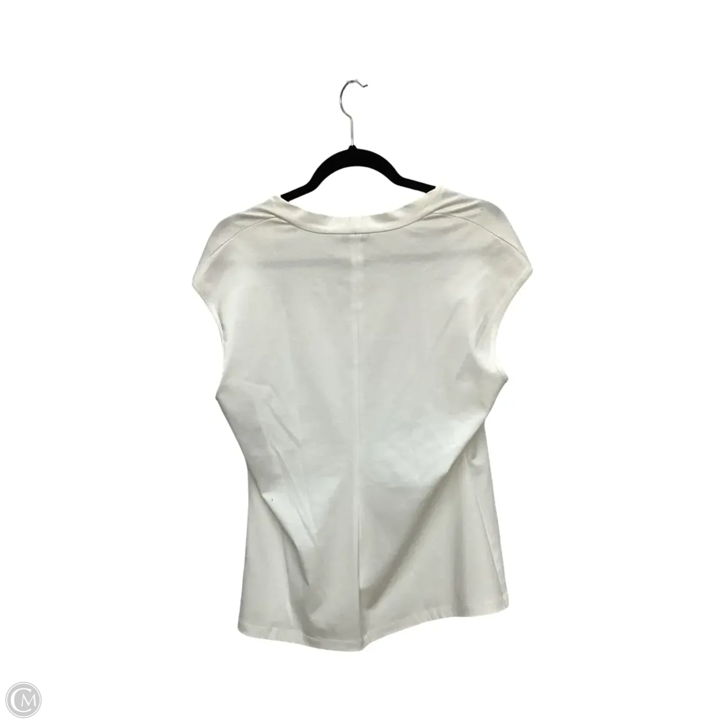 Blouse Designer By Lafayette 148 In White, Size: Xl