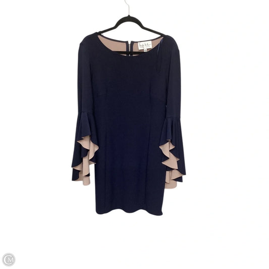 Dress Party Midi By Nicole Miller In Navy, Size: 12