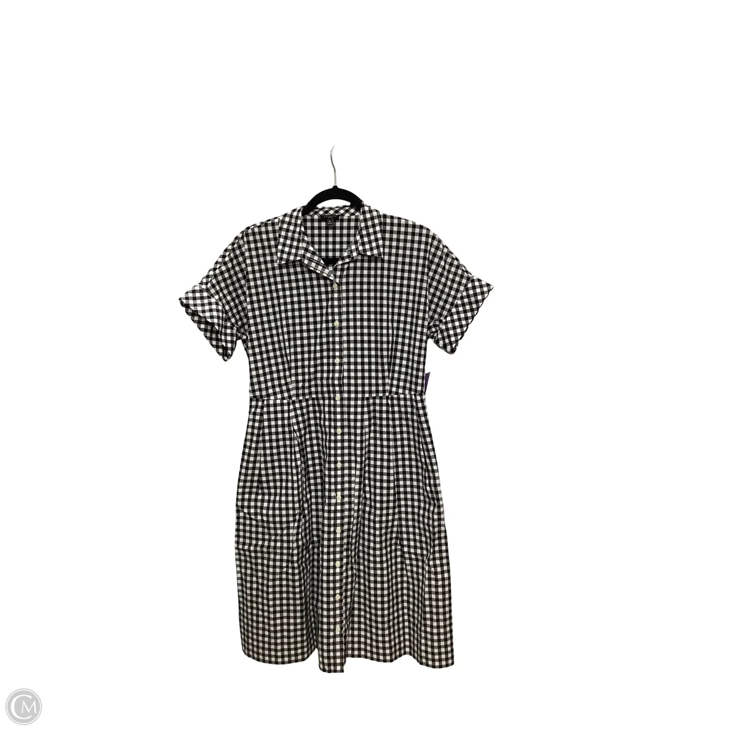 Dress Casual Short By Talbots In Checkered Pattern, Size: 8p