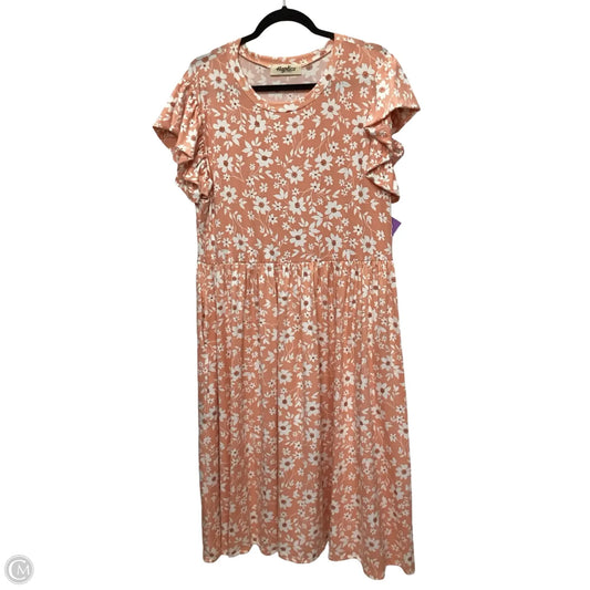 Dress Casual Short By Haptics In Peach, Size: 2x