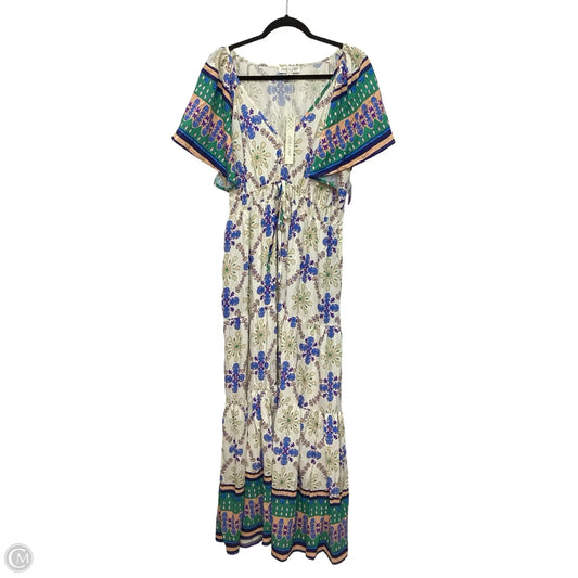 Dress Casual Maxi By She + Sky In Multi-colored, Size: L