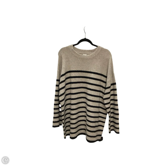 Sweater By A New Day In Striped Pattern, Size: Xxl