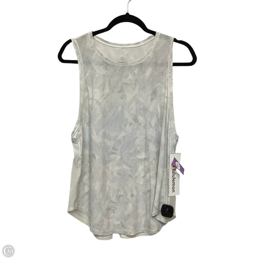 Athletic Tank Top By Lululemon In Grey, Size: 8