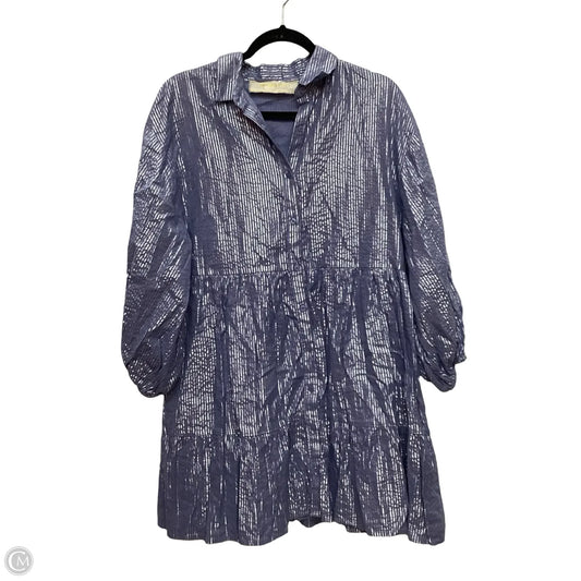 Designer Dress Casual Short By Jens Pirate Booty In Blue, Size: M