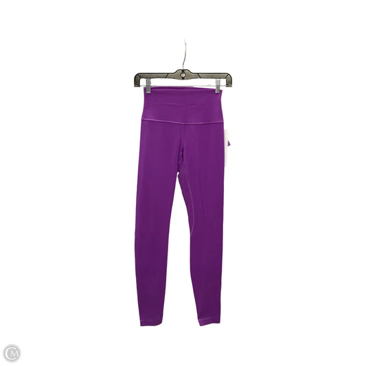 Athletic Leggings By Lululemon In Purple, Size: 4