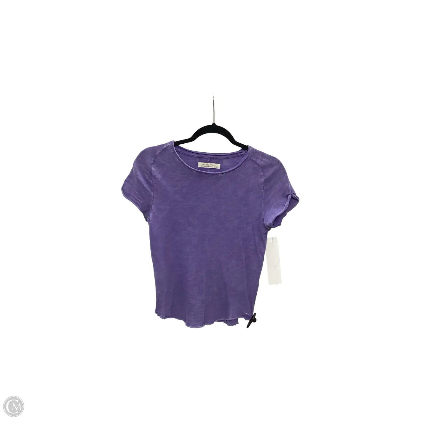 Blouse Short Sleeve By We The Free In Purple, Size: S