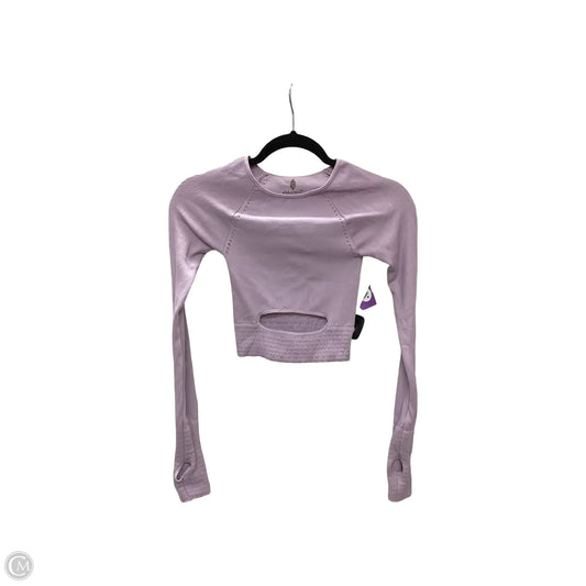 Top Long Sleeve By Free People In Purple, Size: Xs